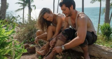 Rachel McAdams como Linda Liddle e Dylan O'Brien como Bradley Preston em Socorro!